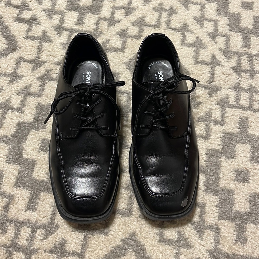 Boys Sonoma Black Dress Shoes